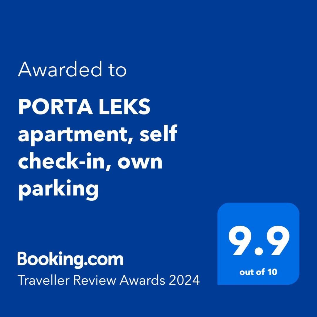 Porta Leks Apartment, Self Check-In, Own Parking Skopje Zewnętrze zdjęcie